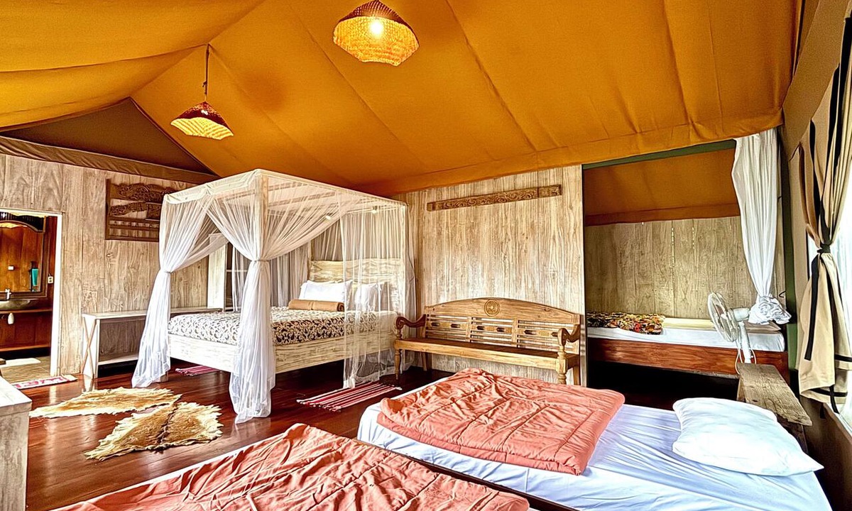 Penebel RV Rental | Family Tent for 2 Adult + 3 Children, Jatiluwih, Rainforest and Mountain View