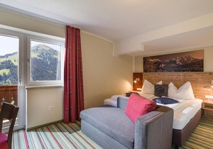 Doppelzimmer, Dusche, WC Frühstück - Gasthof Gruberhof in Söll