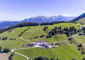 Single room, shower, toilet, balcony, half board short - Gasthof Gruberhof in Söll