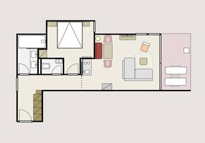 Suite 'Butterfly 45' HP - Amerika-Holzer Hotel Resort in Klopein