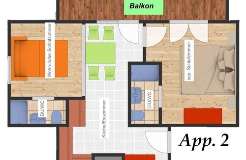 Going am Wilden Kaiser Apartment | Apartment Tyrolapart/sep. Sleep u. Living/2 bathrooms/balcony - my "TYROLapart"