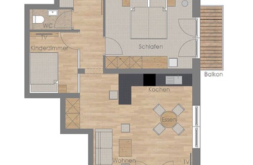 Pertisau Apartment | Apartment Zwölferkopf (4-6 nights) - Alpenvital Tirol Appartments