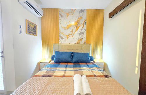 Pekayon Jaya Apartment | Apatermend grand kamala lagoon 1BR Cozy & Elegant by LuckyStay