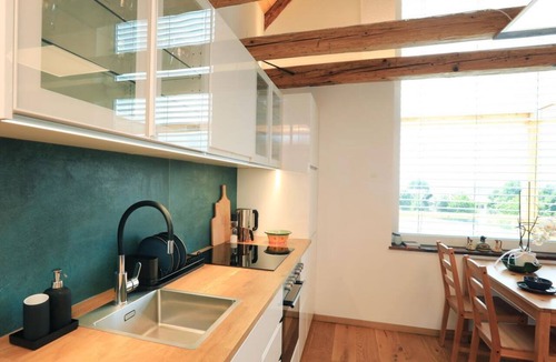 Merkendorf Apartment | Kellerstöckl Pachler - Ferienhaus, Bad, WC, 2 Schlafräume