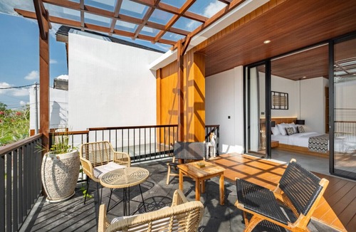 Lodtunduh Villa | OriVista Luxe Private Pool Villa Ubud Balcony View