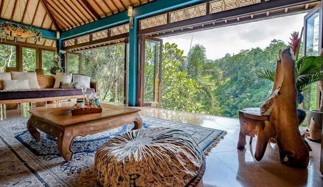 3BR VILLA NEAR UBUD EXOTIC JUNGLE CLIFT VIEWS