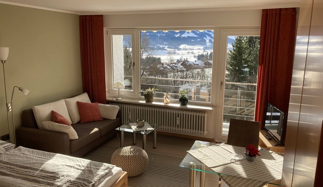 Absolutely quiet, beautiful apartment with wonderful mountain views and swimming pool in Oy-Mittelberg