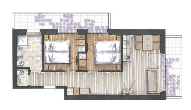 Appartement L 2 SZ mit Balkon - Aparthotel Alpine Lodge Klösterle am Arlberg in Klösterle