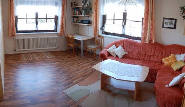 Comfortable vacation apartment (approx. 55 m²) with a spacious bathroom and a private terrace in Arbesbach