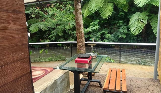 Cozzy Haruman riverside camp in Pangalengan