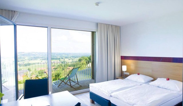 Double room with balcony and panoramic view - SPES Hotel & Seminare in Schlierbach