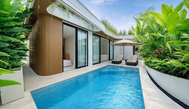 Modern 2BR in Ungasan's Best w Beach Access+Pool in Badung Regency