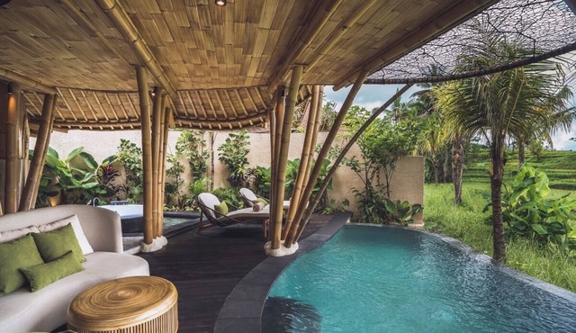 One Bedroom - Tropical Bamboo Retreat for a Peaceful Escape in Tegallalang