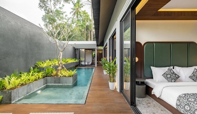 Perfect 3-bedroom Villa with AC in enjoyable Ubud location