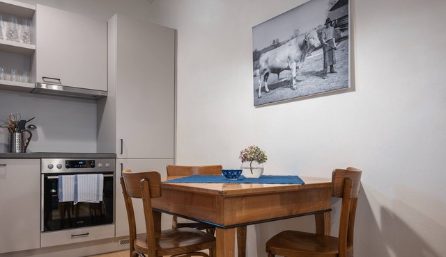 Romantic apartment in historic Streckhof, 1200sqm garden, wine-growing area in Lutzmannsburg
