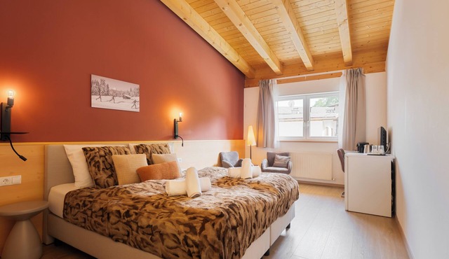 The Leutasch Retreat Comfort room offers peace, style, and comfort after hiking, cycling, or winter sports in the Alps around Seefeld. in Leutasch