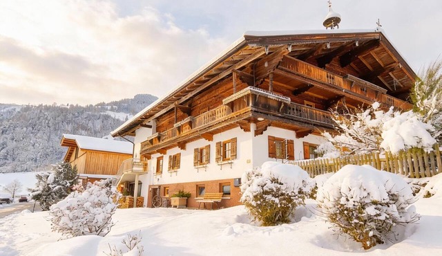 Two modern holiday flats on the farm, ski-out in Itter