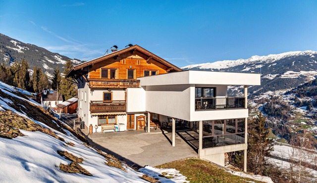 Vacation apartment 'App 24 persons Innerspielleiten ' with mountain view, private terrace in Hippach
