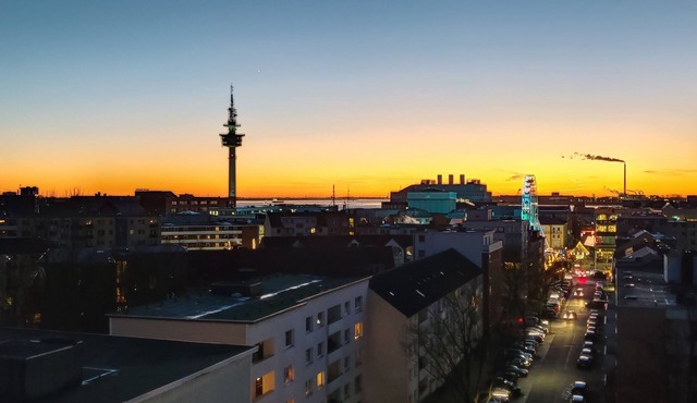 Vacation apartment on the North Sea with a beautiful view in Bremerhaven
