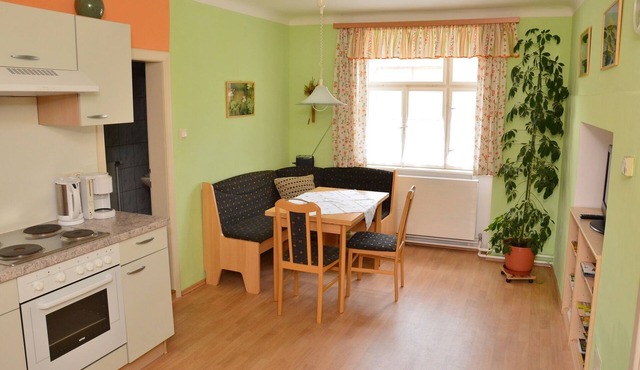 Vacation apartment in a family atmosphere with veranda and inner courtyard in Retz