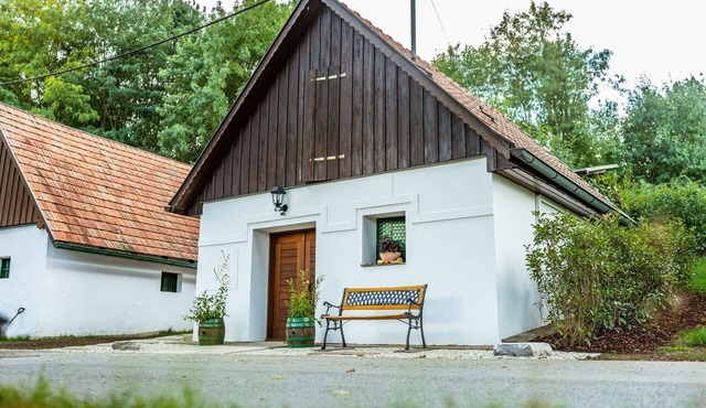 Wine barrel chalet for 4 in Grub an der March in Stillfried