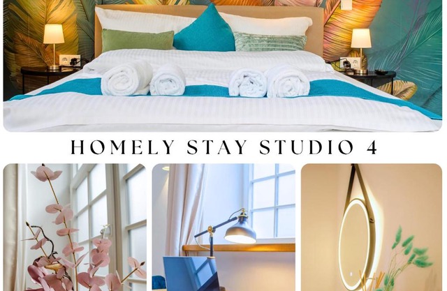 HOMELY STAY Studio 4 - Chic Self-Check-In Room for Short Stays in Munich