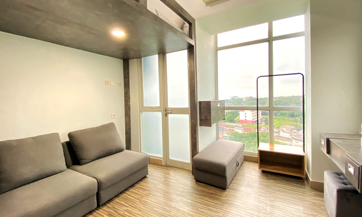 Hegarmanah Apartment | Cozy Studio Room At 12Th Floor Taman Melati Jatinangor Apartment