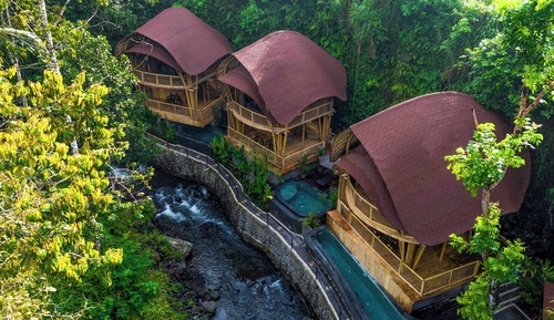 Riverfront Bamboo Suite with Private Pool