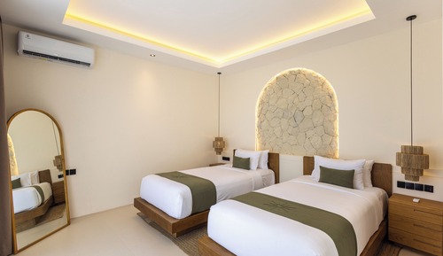 Luxury Villa, 1 Large Twin Bed, Private Pool