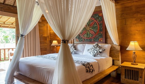 Deluxe Cabin, Balcony, Garden View