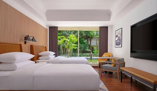 Deluxe Room, 2 Double Beds, Terrace