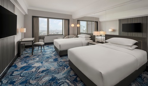 Deluxe Room, 2 Double Beds, Smoking