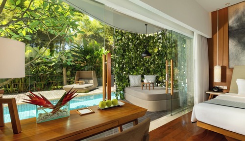 Impressive Lagoon Pool Suite - 2 Double Beds With Butler Service