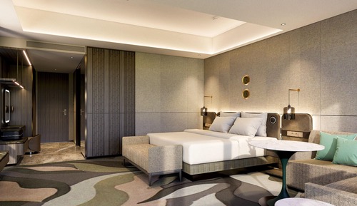 Deluxe Room, 1 King Bed, Corner