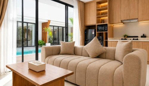 Studio with Pool View