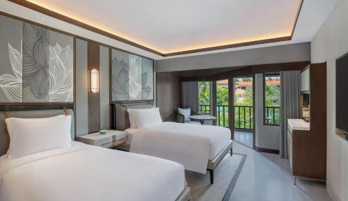 Deluxe Lagoon View, Guest room, 2 Double Bed(s) with Free Daily Activity