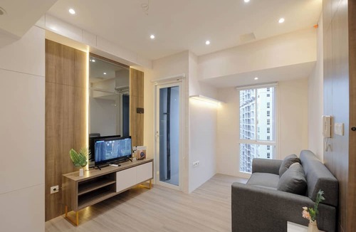 Old Jakarta Apartment | Spacious and Modern 1BR Apartment Tokyo Riverside PIK 2