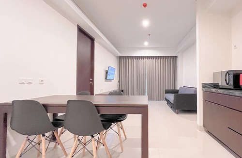 Kuta Selatan Hotel | Tranquil 2BR (No Kitchen) Apartment at Skales Residence Nusa Dua Bali