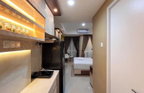 Biringkanya Apartment | Modern Studio Room Apartment At Tamansari Skylounge Makassar