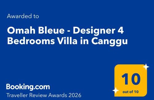 Batu Bolong Villa | Omah Bleue - Designer 4 Bedrooms Villa in Canggu