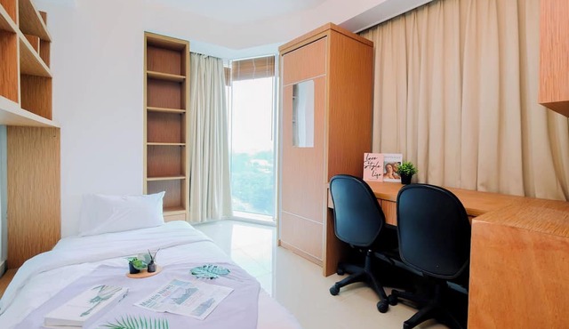 Wood Accents 2Br At Tamansari The Hive Apartment in Jakarta