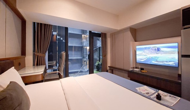 Modern Rustic Studio Apartment At Carstensz Residence in Gading Serpong