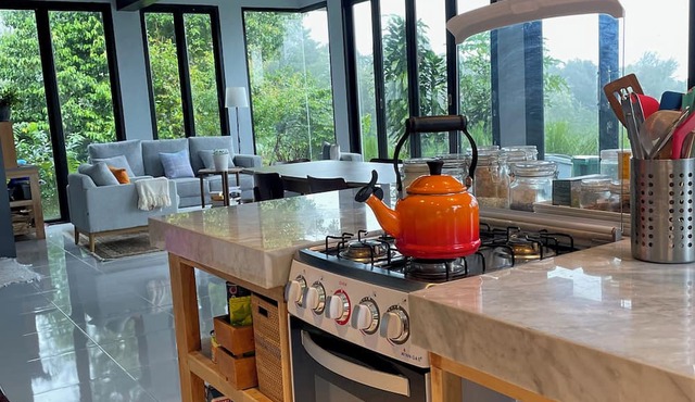 Eco-home on the mountain | Family & Nature Retreat in Bogor Indonesia in Bogor Regency