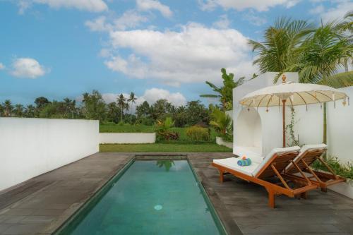 The Surana Villas Ubud with Rice Field View